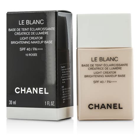 le blanc lotion chanel|chanel le blanc makeup base.